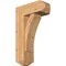 Ekena Millwork Thorton Craftsman Smooth Bracket w/ Offset Brace, Western Red Cedar, 7 1/2"W x 18"D x 30"H BKT0806X18X30THR04SWR - alternate 1